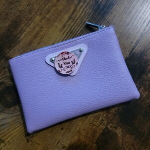 Sale🎉 Stylish Lavender Vegan Leather Coin Pouch